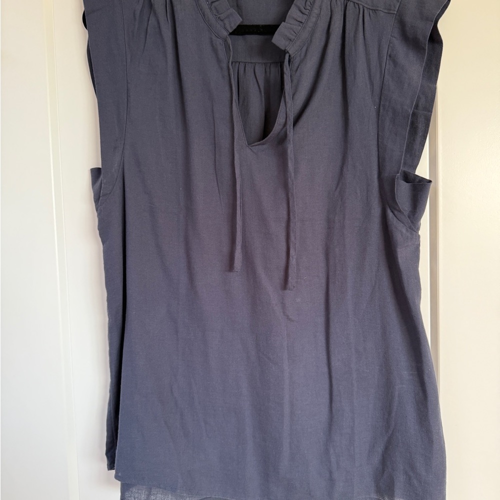 Carve Designs Charcoal Sleeveless Blouse